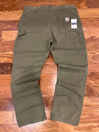 2016 Carhartt Olive Carpenters Pants (40 x 32)
