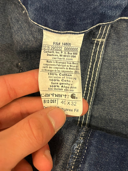 2015 Carhartt Dark Carpenter Jeans (40 x 32)