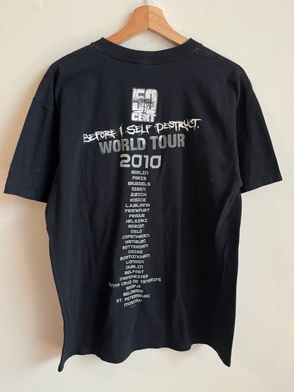 2010 50 Cent "Before I Self Destruct" Music Tour Tee