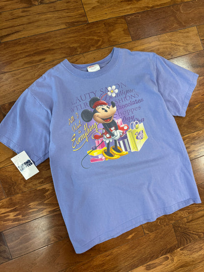 00s Disney Minnie Mouse Purple Tee (M)