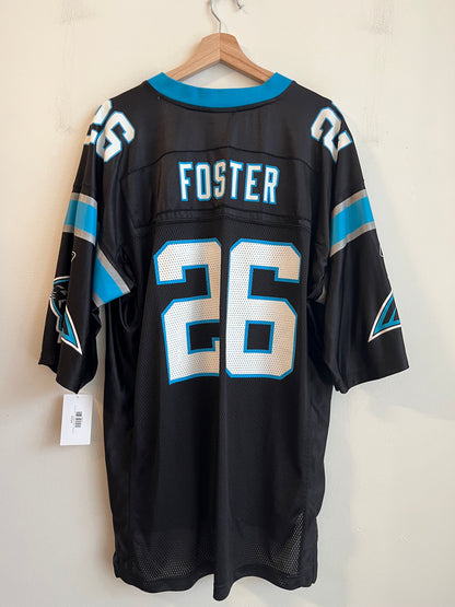 00s Carolina Panthers Deshaun Foster Home Reebok Jersey (L)