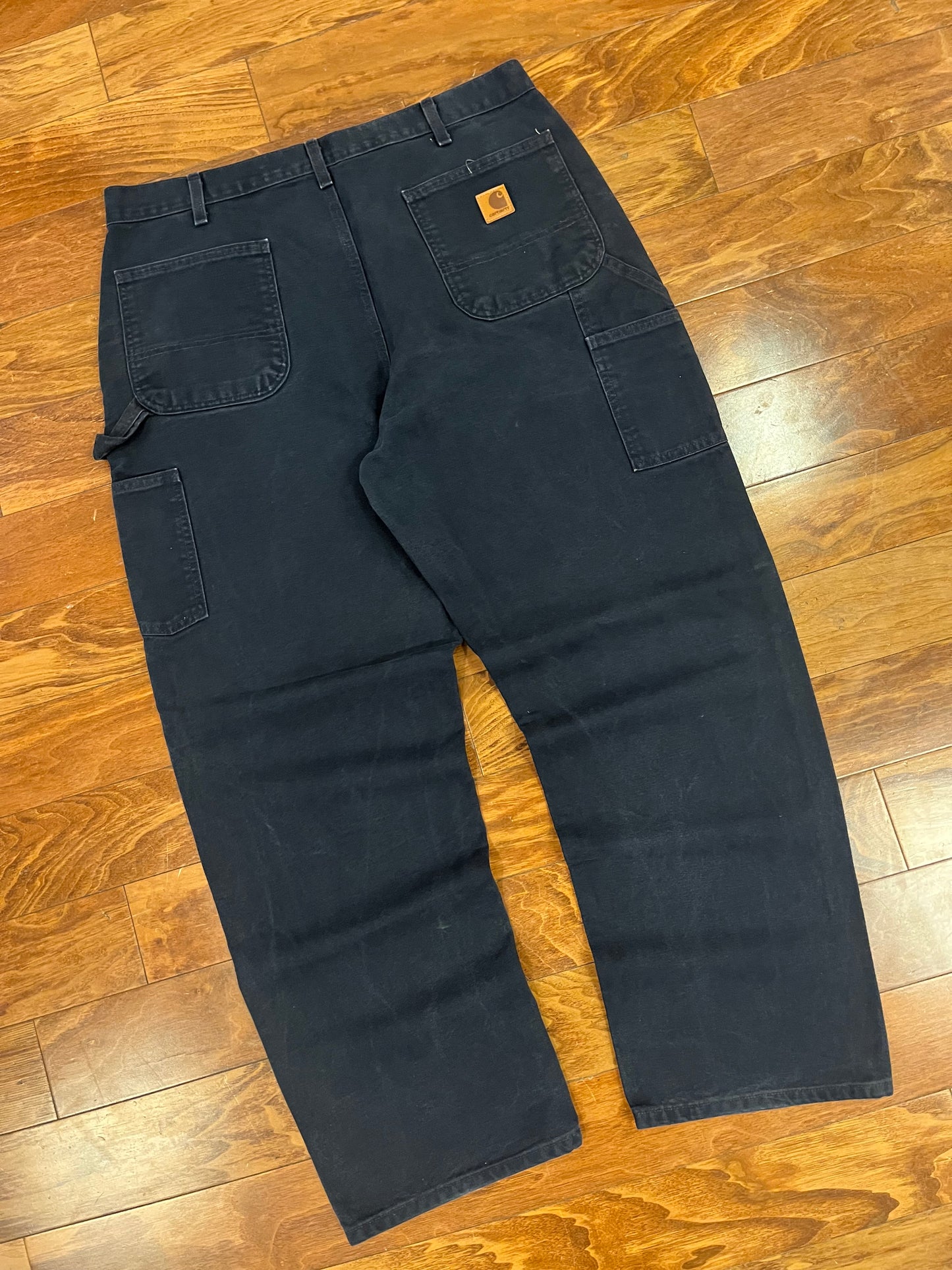 2019 Carhartt Navy Carpenter Workwear Pants (38x32)