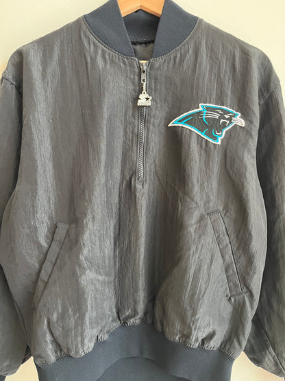 90s Carolina Panthers Starter NFL Quarter Zip Light Weight Jacket (S)