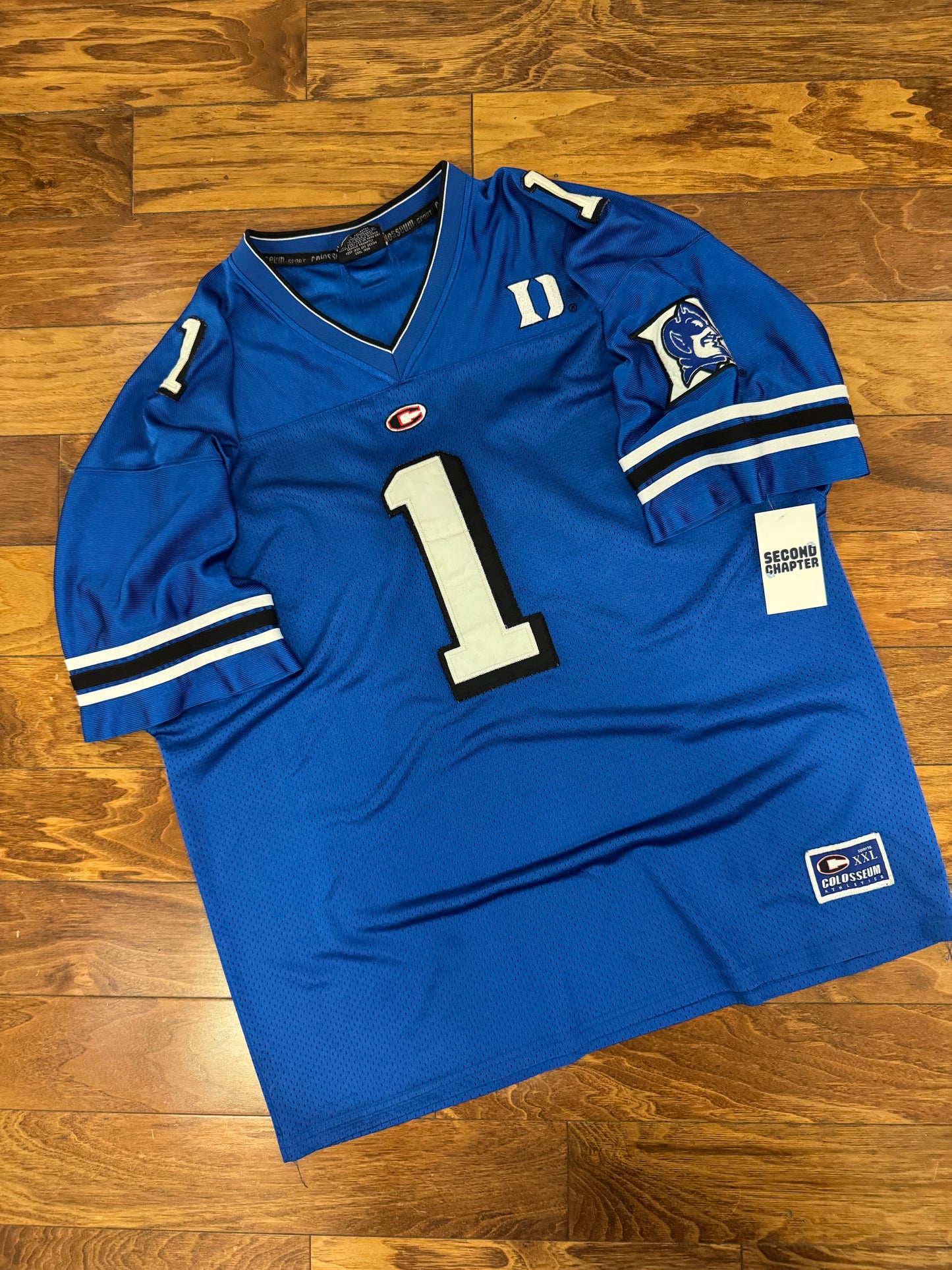 00s Duke University Colosseum Home Football Jersey (XL)