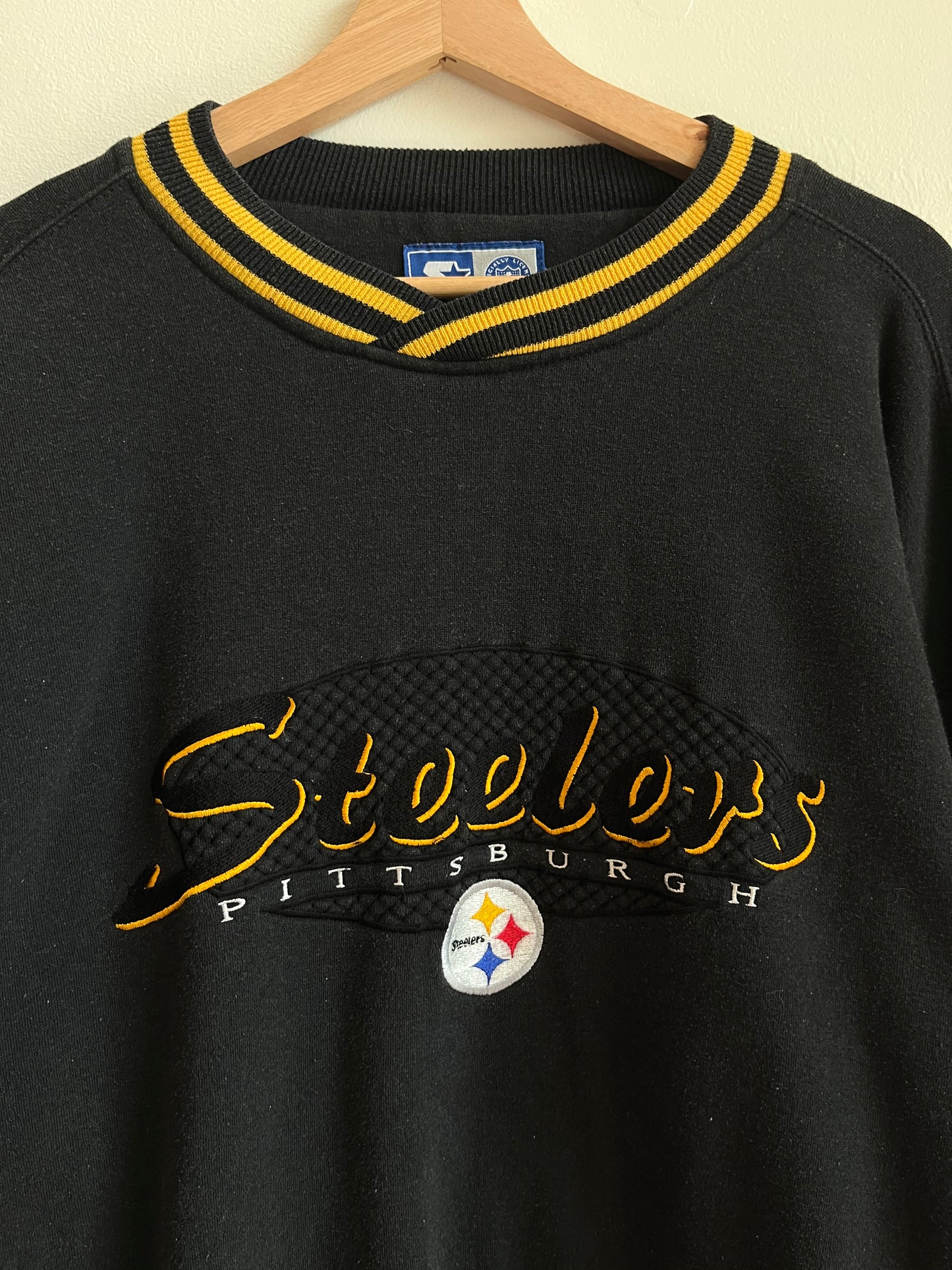 1990s Pittsburgh Steelers Starter Embroidered Crewneck (XL)