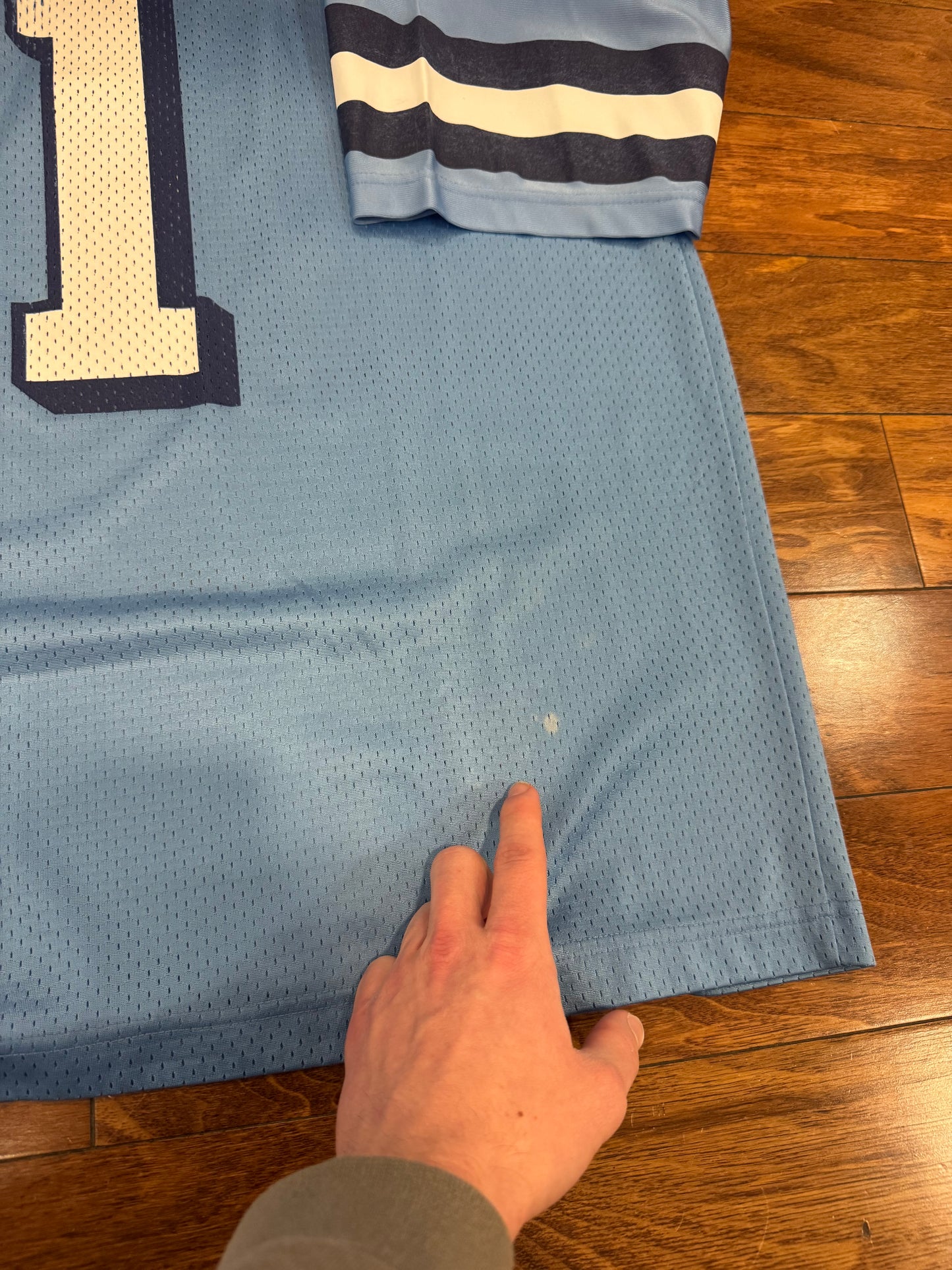 2000 UNC Nike #1 Football Jersey (L)