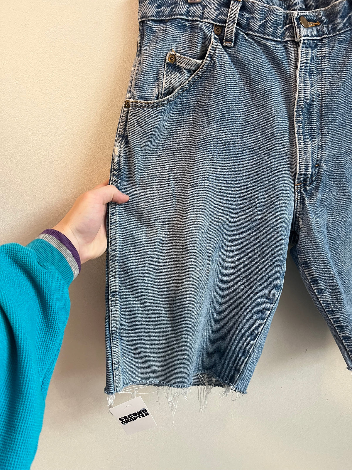 00s Wrangler Light Wash Shorts (36)
