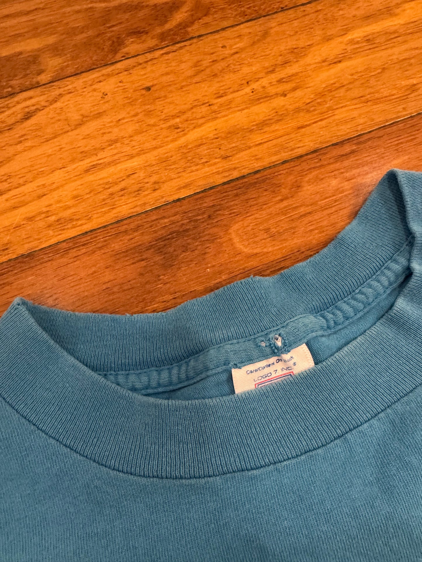 1996 Carolina Panthers Logo 7 Graphic Tee (L)