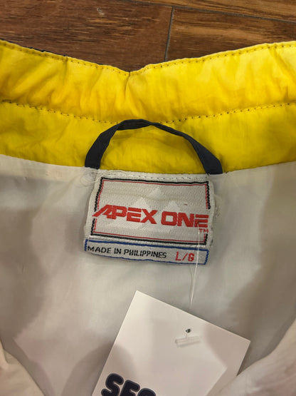 90s Notre Dame Apex Embroidered Windbreaker (Youth L)