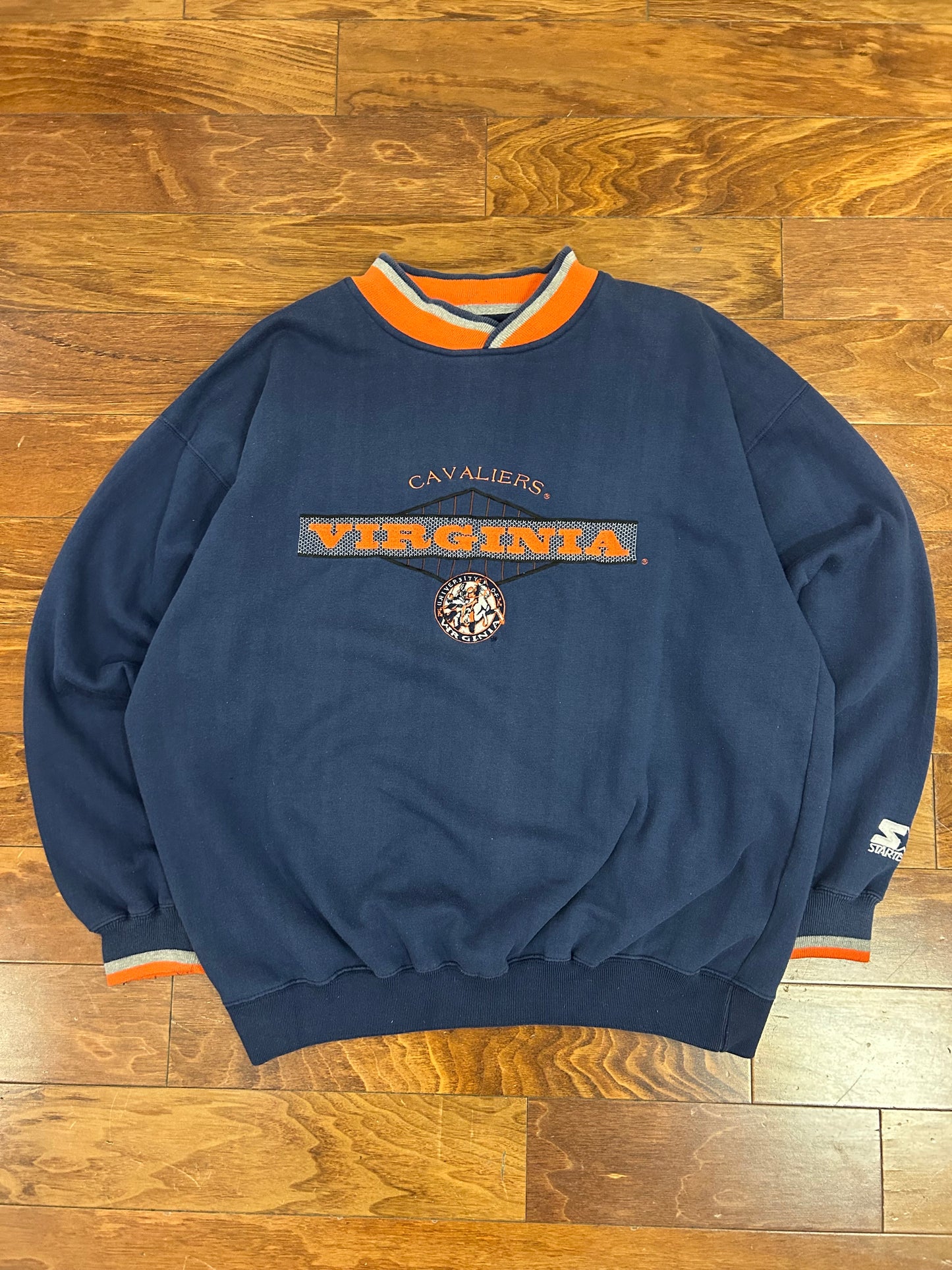 90s Virginia Cavaliers Vintage Starter Crewneck (XL)