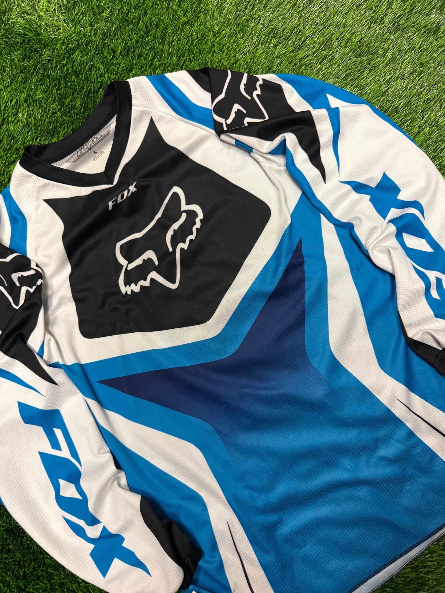 Fox Racing Motocross Blue Jersey (L)