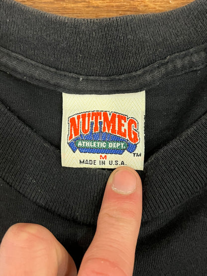 90s Nutmeg Los Angeles Lakers Triple Threat Vintage NBA Tee (M)