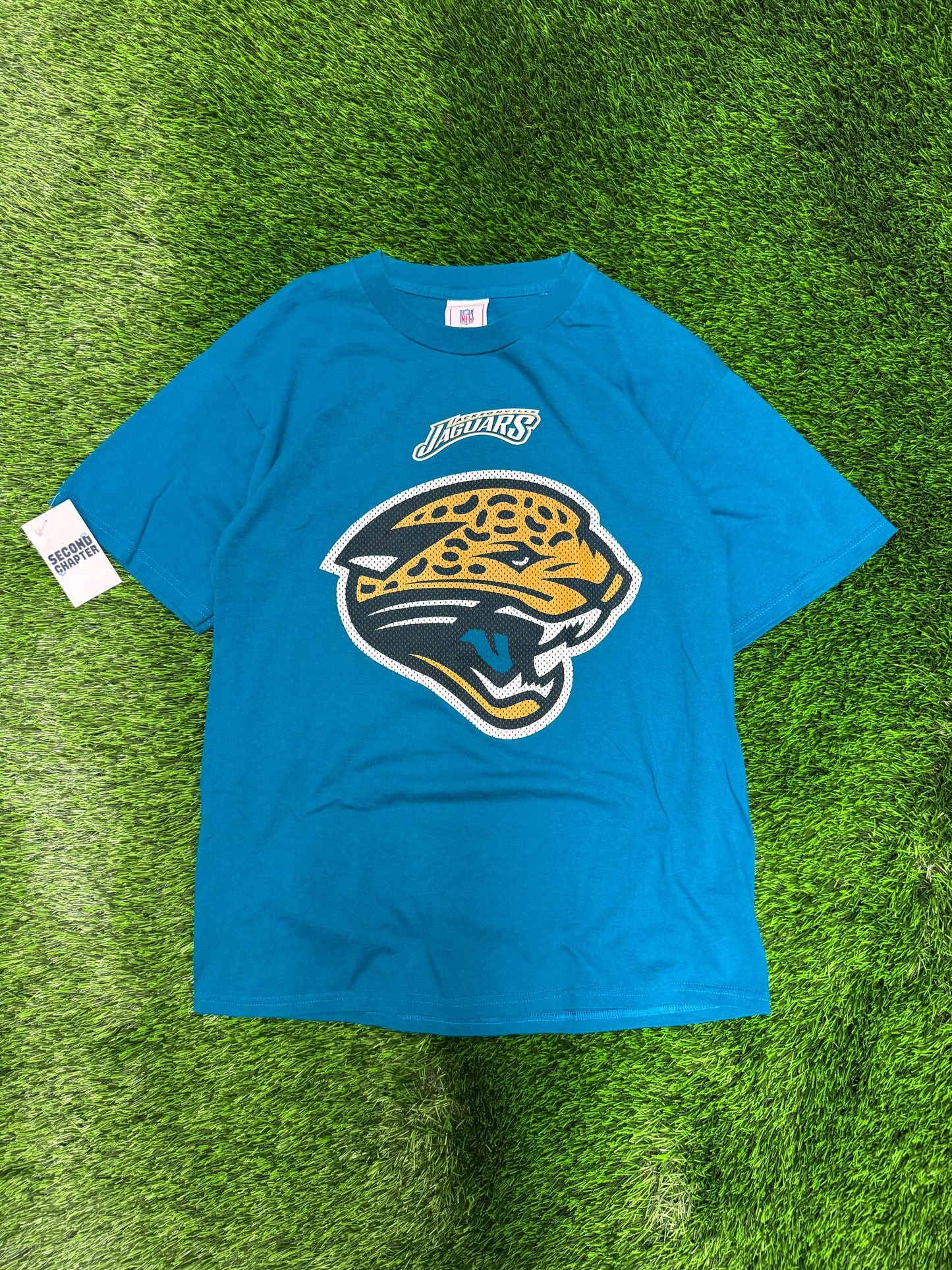 2002 Jacksonville Jaguars NFL Logo Tee (L)