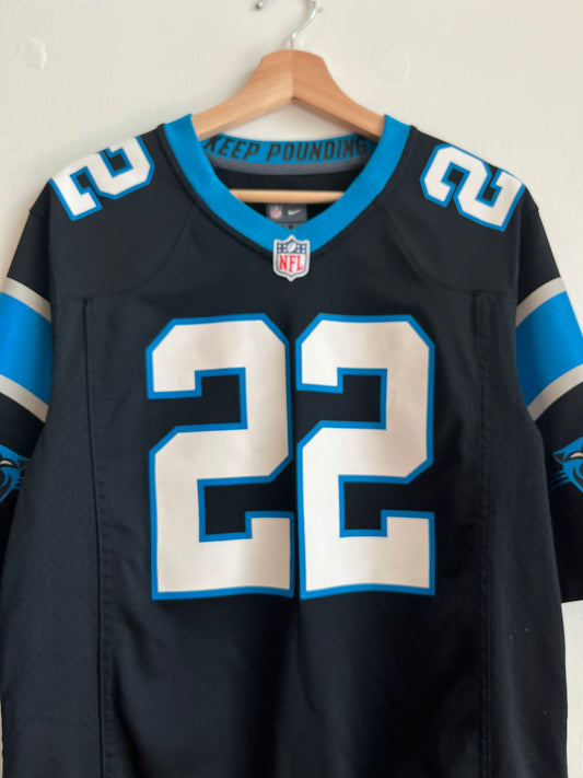 2022 Carolina Panthers Christian McCaffery Home Jersey (M)