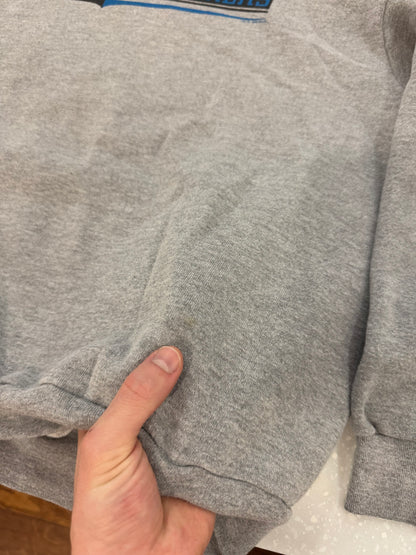 1998 Carolina Panthers CSA Grey Spell Out Crewneck (XL)