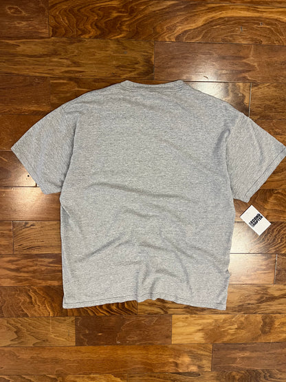 90s New York Giants Logo Athletic Grey Tee (L)