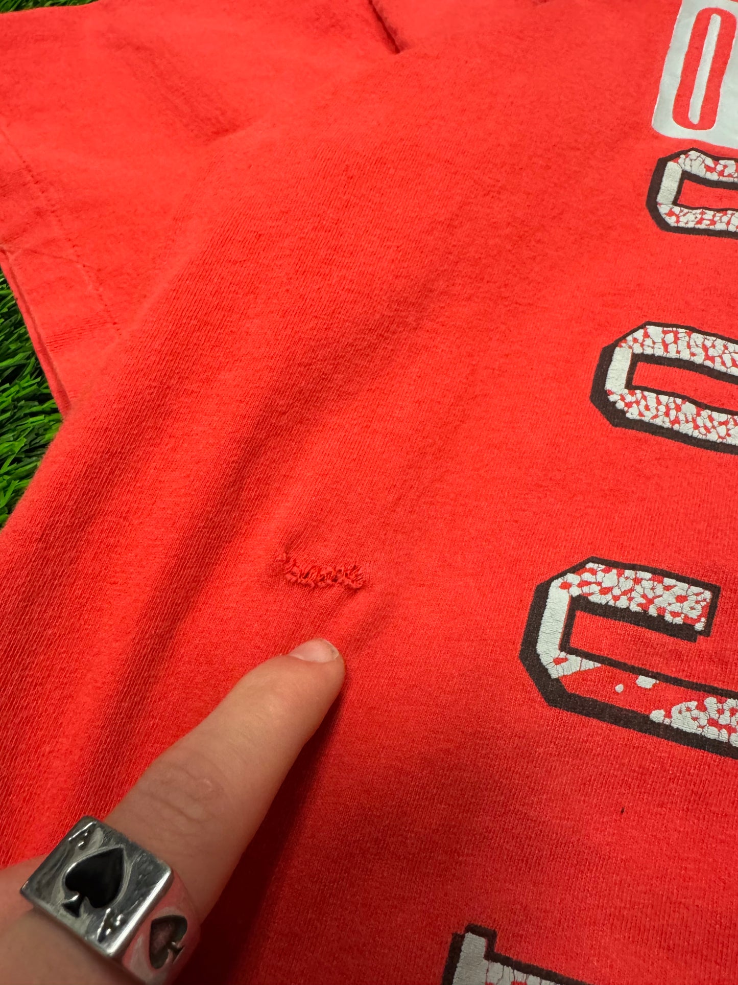 90s Ohio State University (OSU) Vintage Nike "Just Do it" Tee (L)