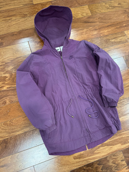 90s Nike Purple Parka Vintage Faded Jacket (S)