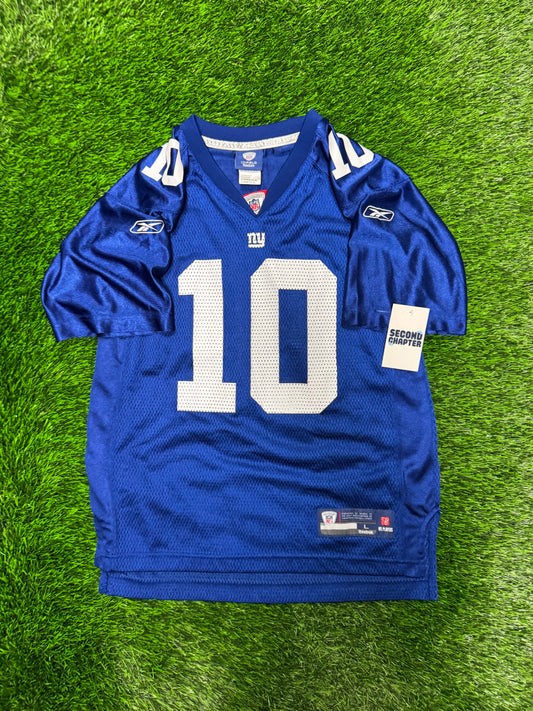 00s New York Giants Eli Manning #10 Youth Reebok NFL Jersey (Youth L)