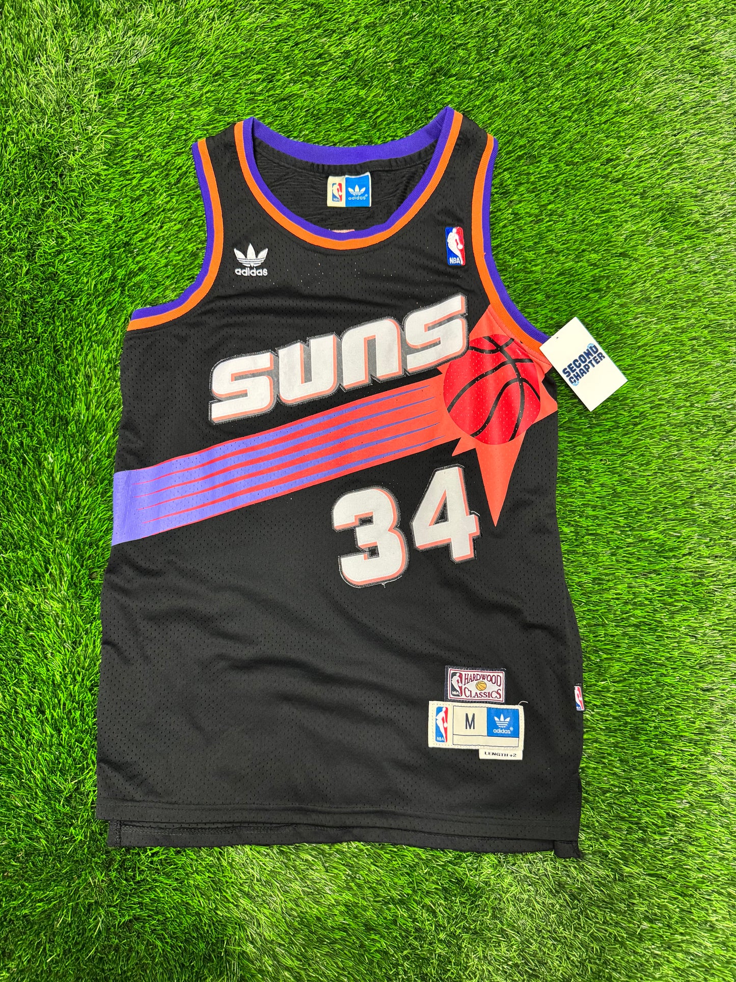 Phoenix Suns Charles Barkley #34 Adidas Hardwood Classics NBA Jersey (M)