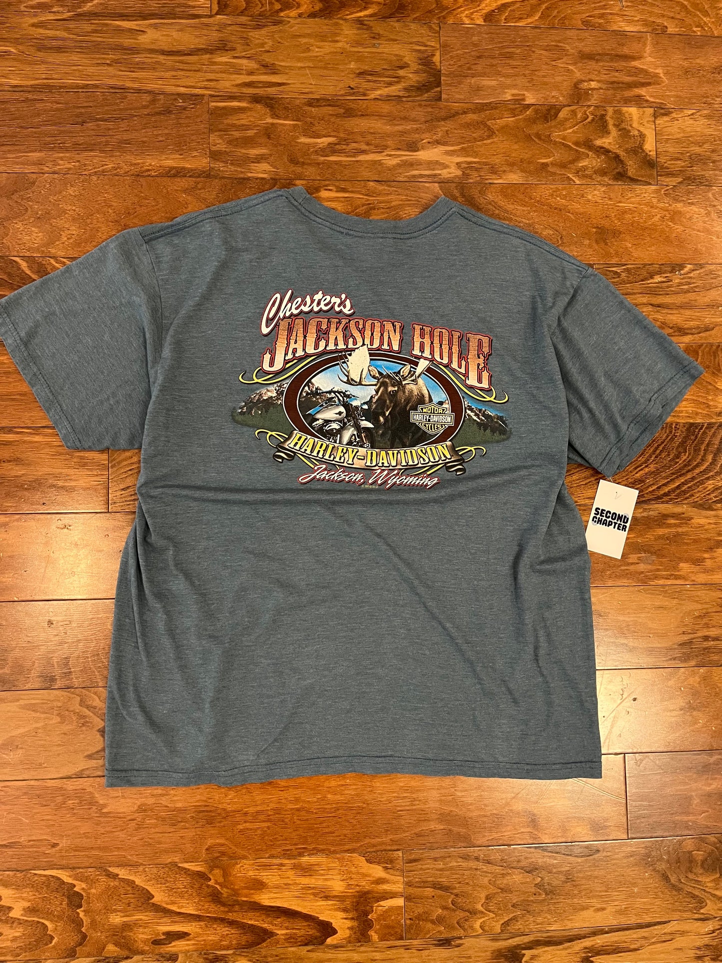 2012 Harley Davidson Affliction Blue Tee (XL)