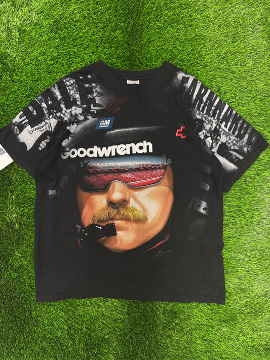 90s Dale Earnhardt Nascar Big Face AOP Tee (XL)