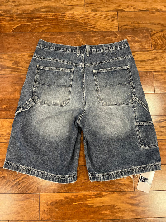 00s Mossimo Dark Wash Carpenter Shorts (34)