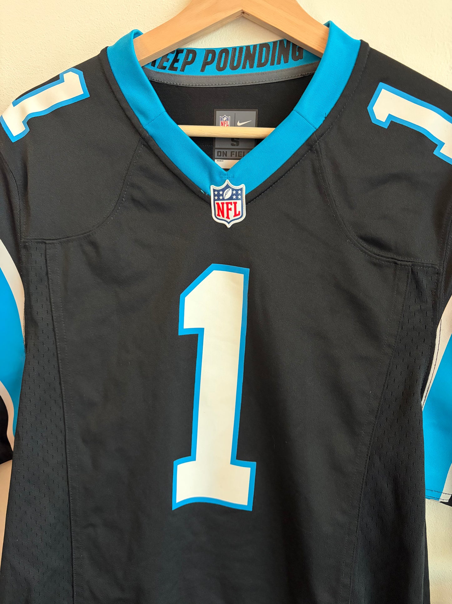 2012 Carolina Panthers Cam Newton Nike Home Jersey (S)
