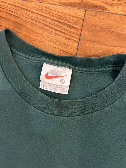 90s Nike Forest Green Essential Tee (XL)
