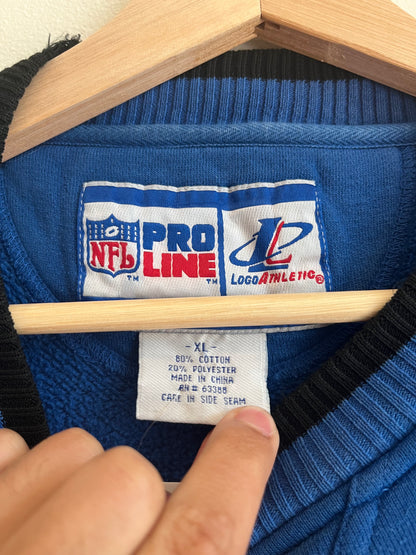 90s Indianapolis Colts Logo Ahtletic Embroidered Crewneck (XL)