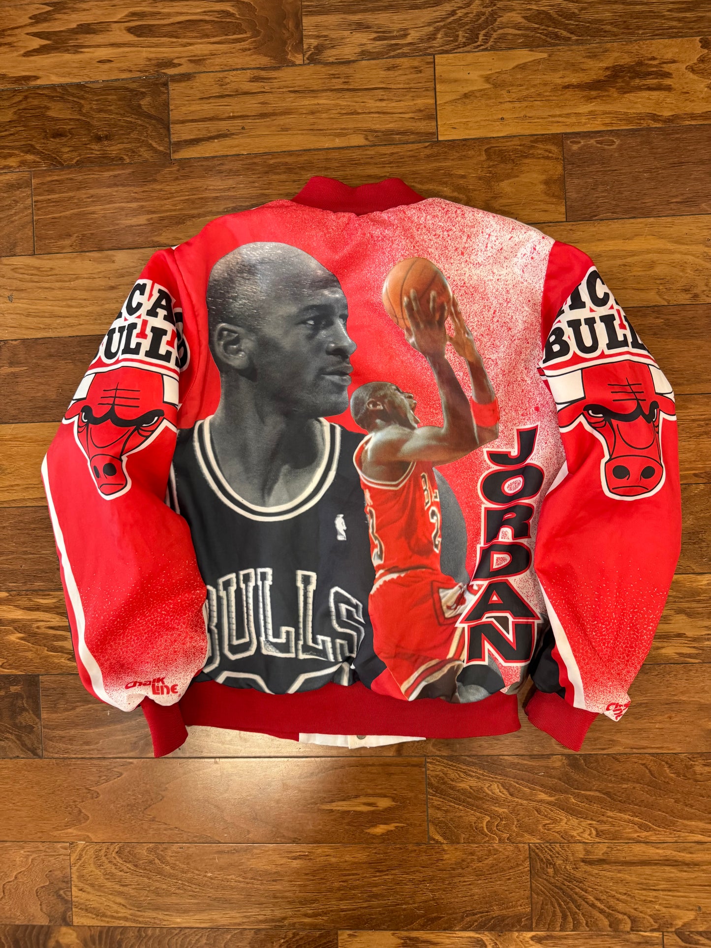 90s Chicago Bulls Michael Jordan Fanimation Jacket (S)