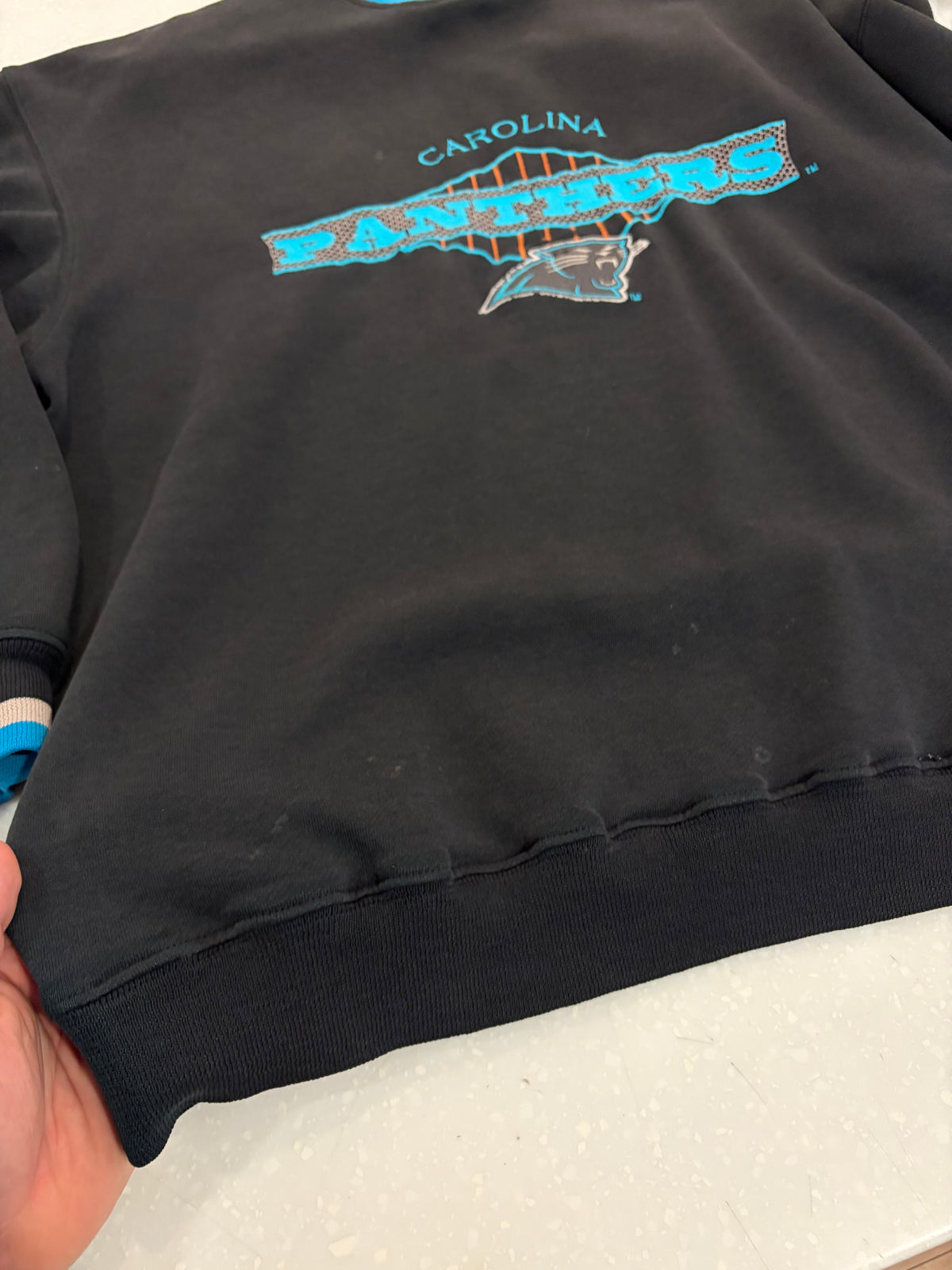 90s Carolina Panthers Starter Embroidered Crewneck (L)