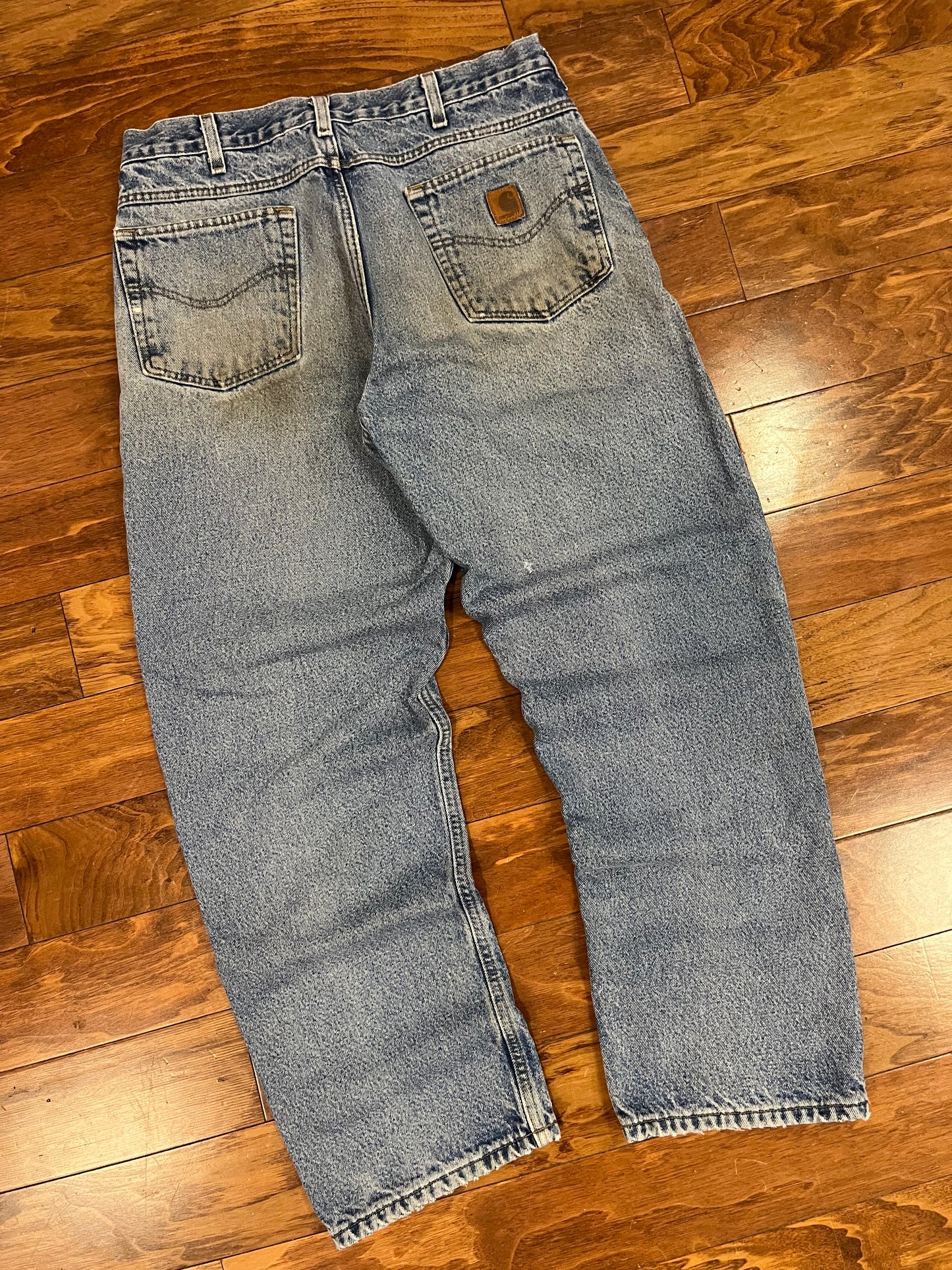 00s Carhartt Flannel Lined Jeans (34 x 32)