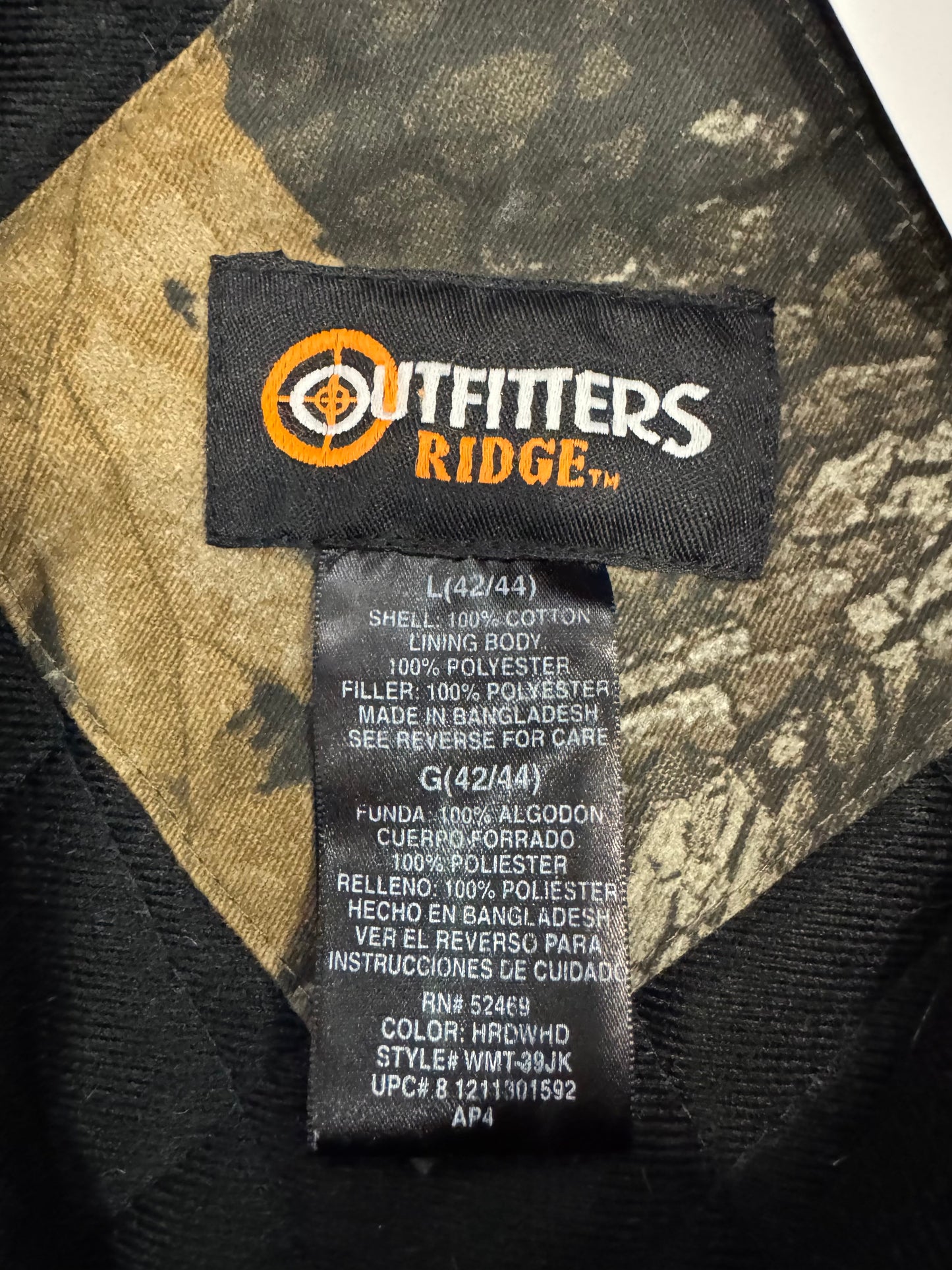 00s Outfitters Ridge Camo Pocket Jacket (L)
