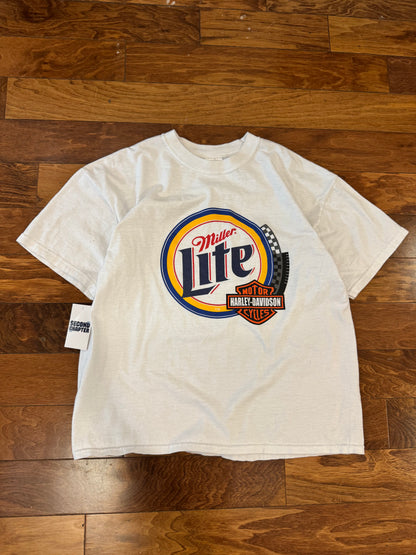 00s Harley Davidson Miller Lite Tee (XL)