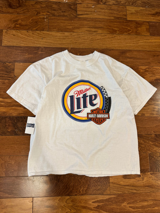 00s Harley Davidson Miller Lite Tee (XL)