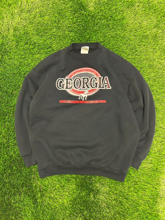 90s University of Georgia Bulldogs Spell Out Vintage Crewneck (XL)