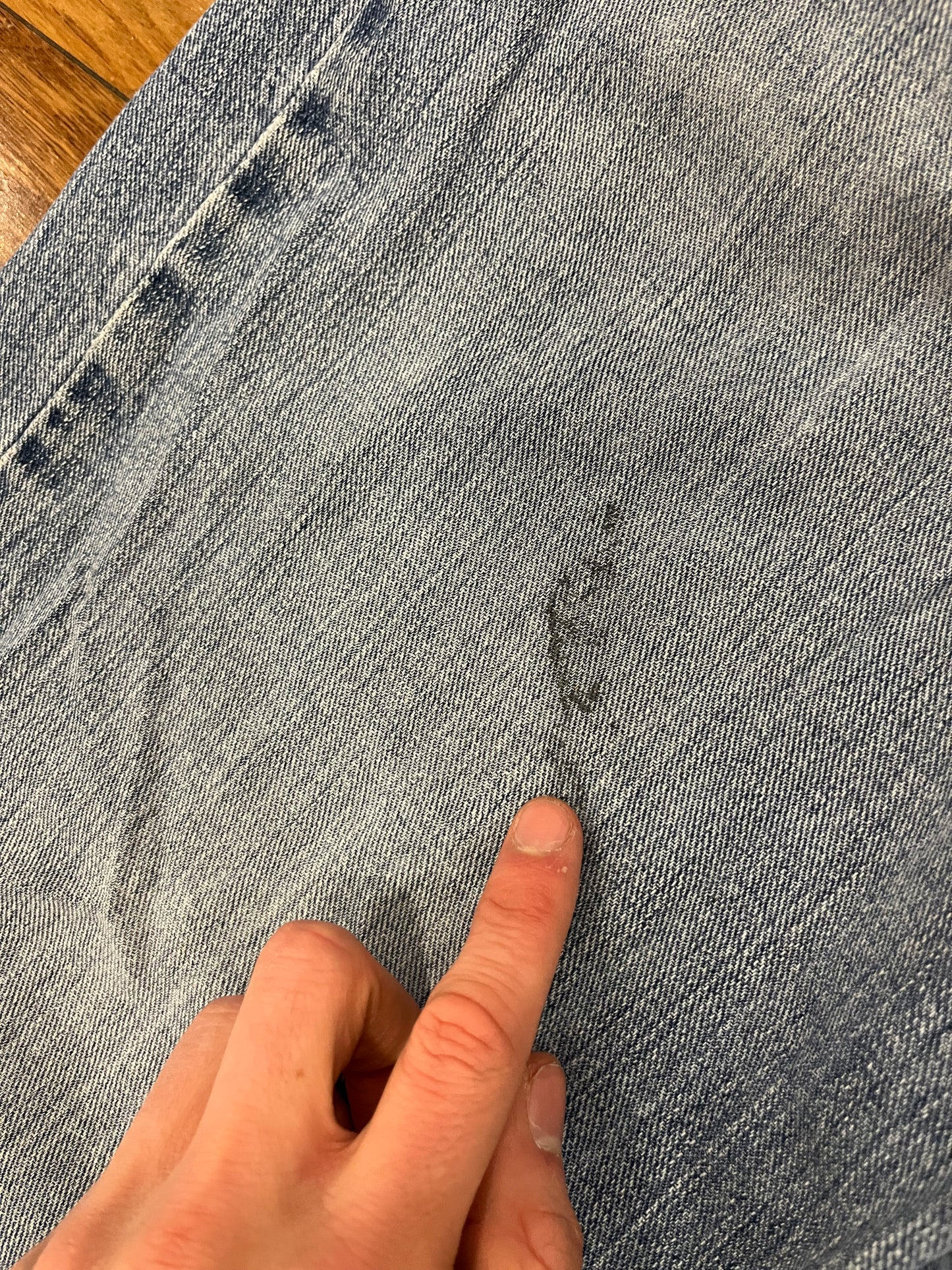 00s Route 66 Baggy Blue Jeans (35 x 29)