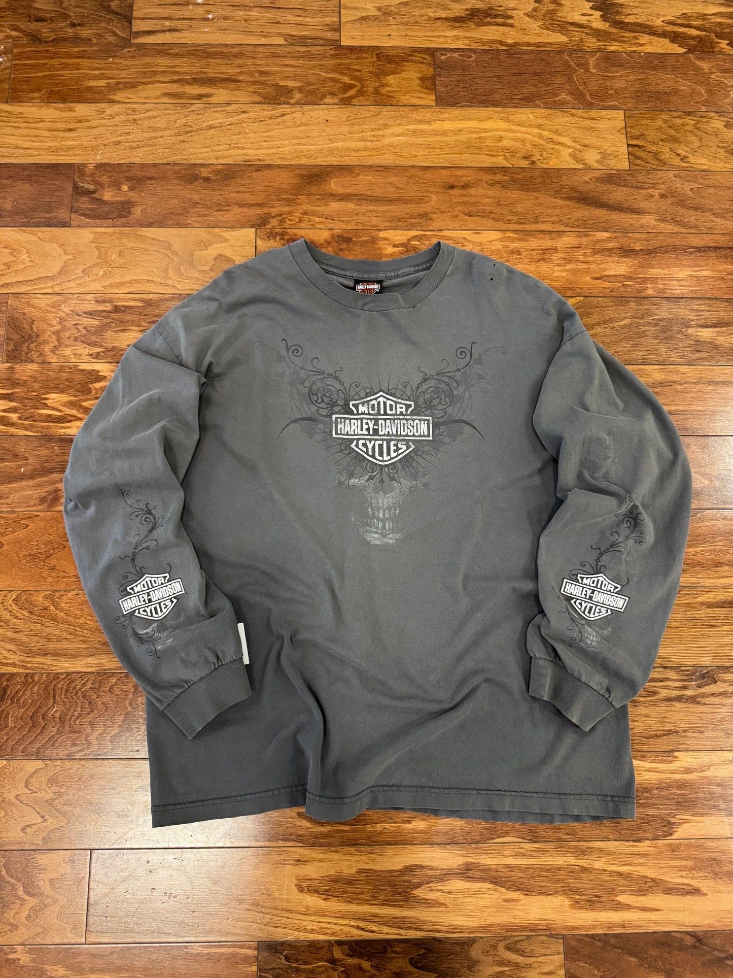 00s Harley Davidson Daytona Charcoal Long-Sleeve (XL)