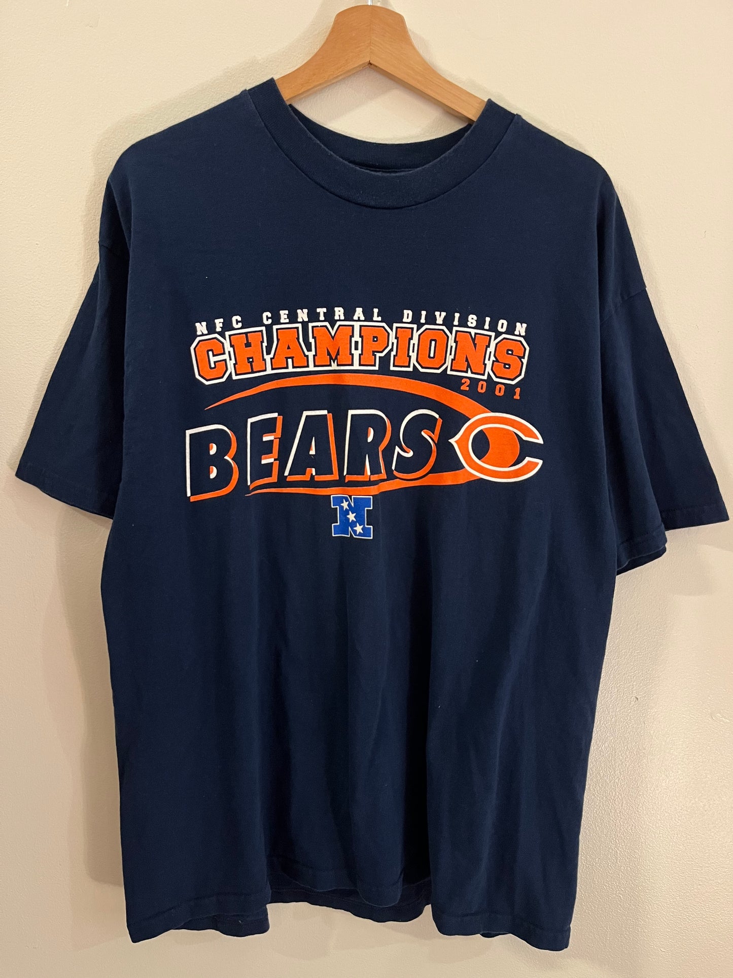 2001 Chicago Bears Central Division Champions Tee (XL)