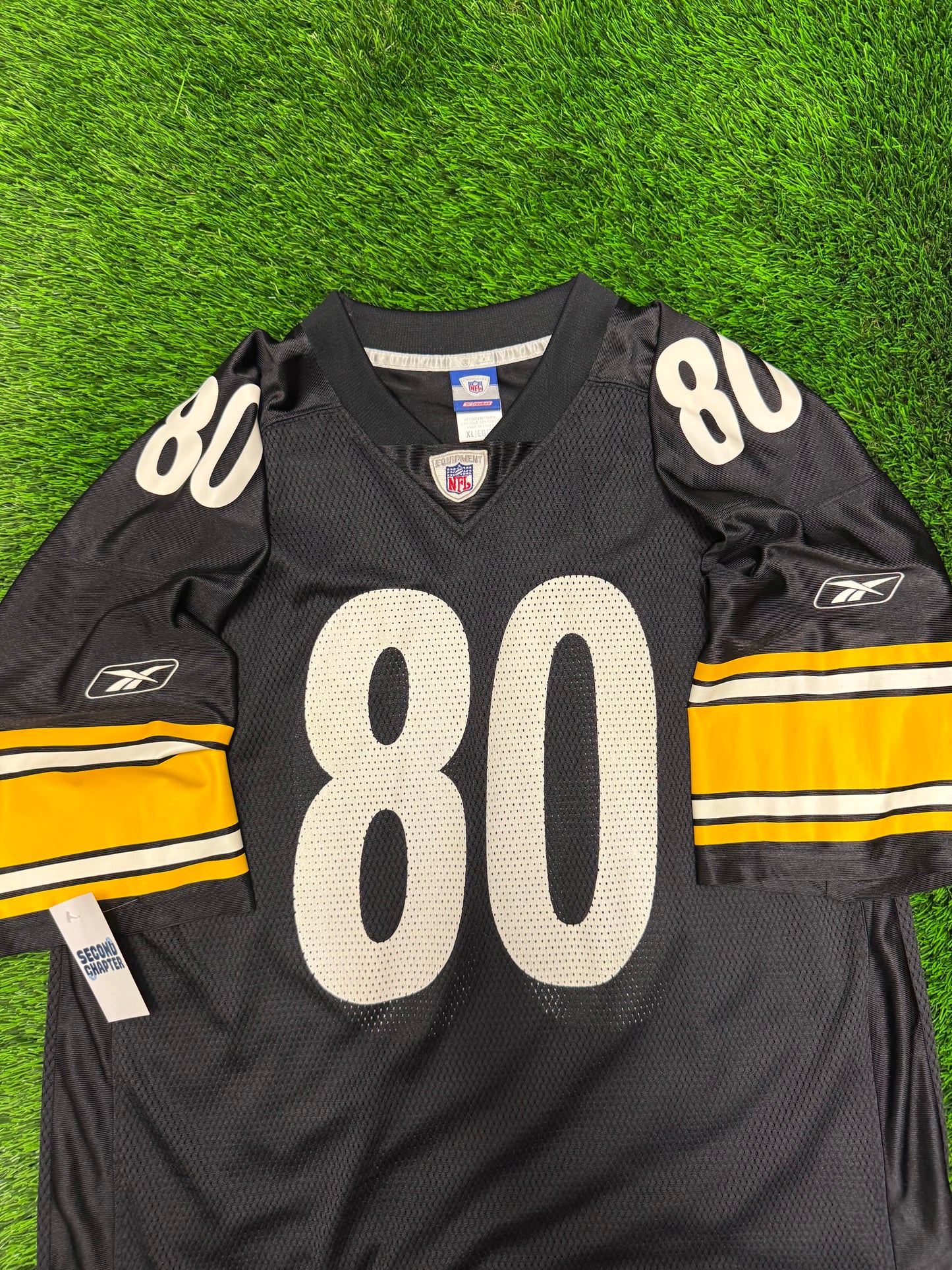 Pittsburgh Steelers Plaxico Burress #80 Reebok Jersey (XL)