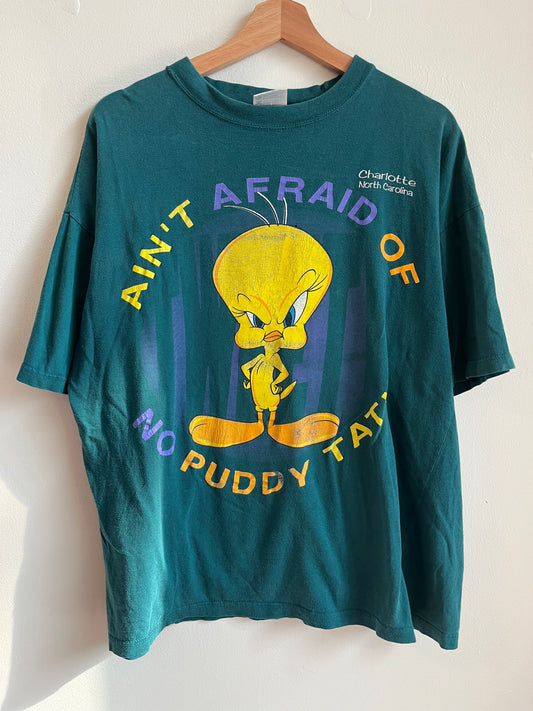 1993 Looney Tunes Tweety Bird Charlotte Tee (XL)