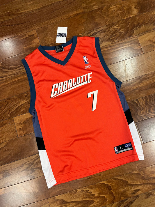 00s Charlotte Bobcats Primoz Brezec NBA Jersey (Youth L)