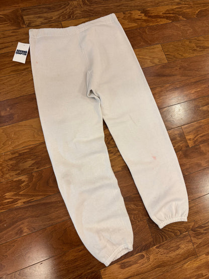80s Charlotte Hornets White Sweatpants (L)