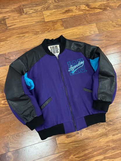 90s I.O.U Legendary Hornets Colored Vintage Jacket (L)