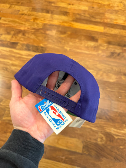1990s Los Angeles Lakers Twins Snapback Hat (OS)