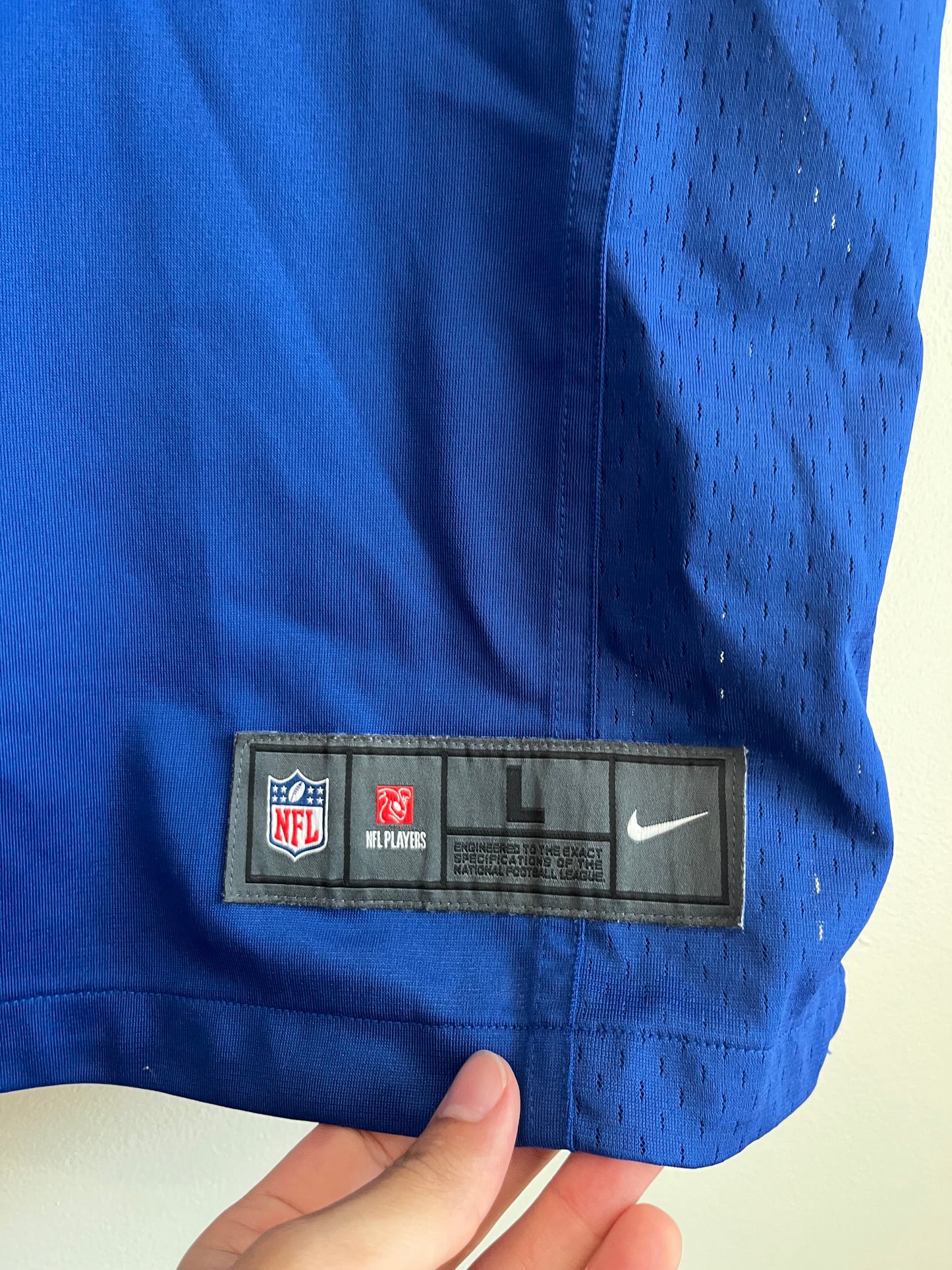 2015 New York Giants Saquon Barkley Nike Jersey (L)
