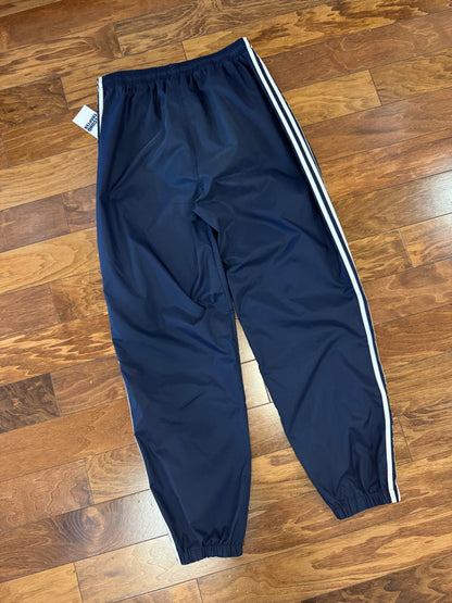 90s Adidas Navy Cuffed Track Pants (XL)