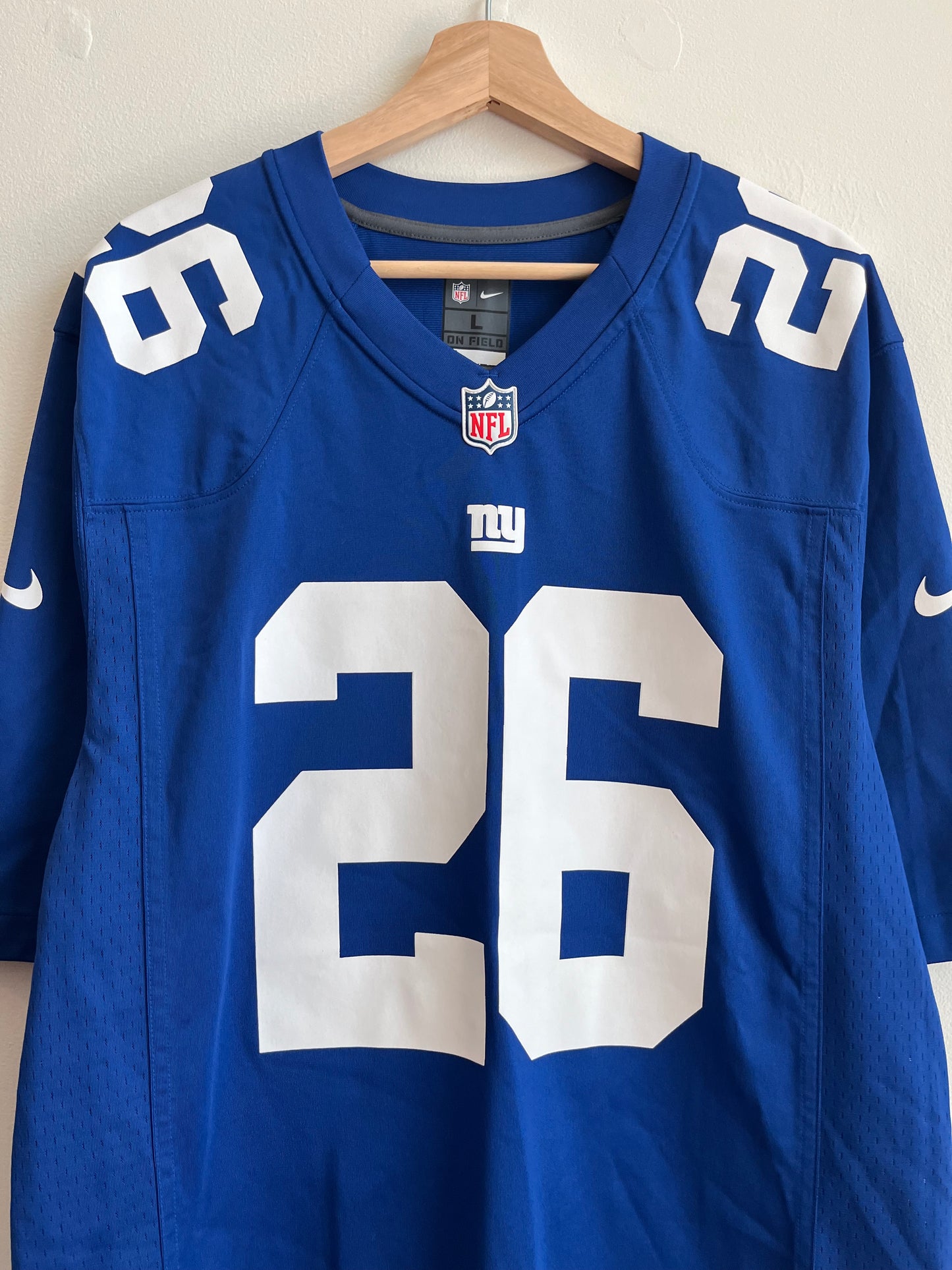 2015 New York Giants Saquon Barkley Nike Jersey (L)