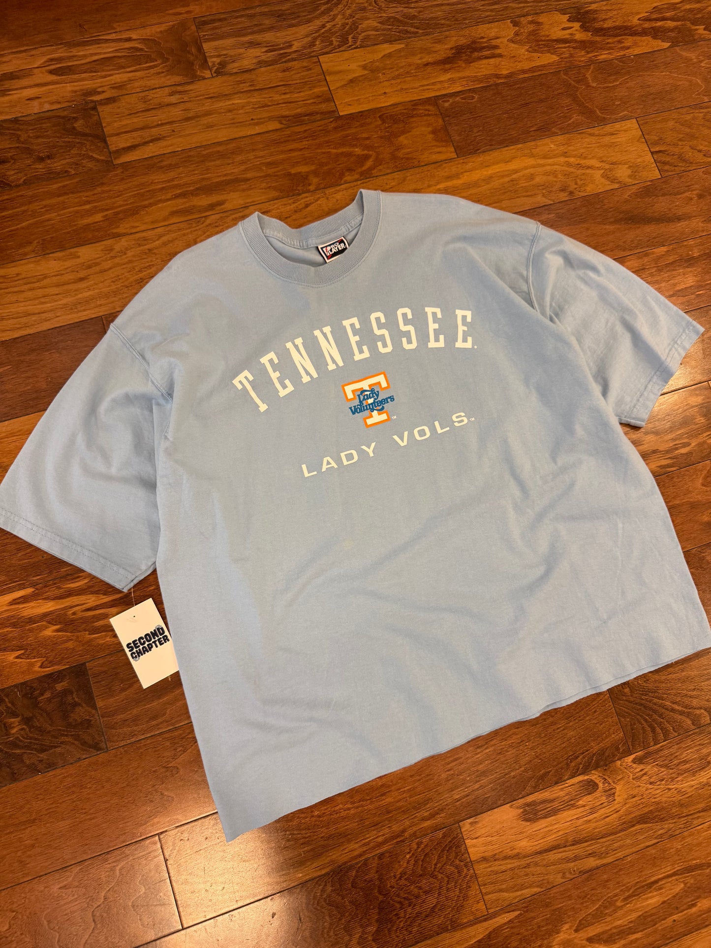 90s Tennessee Lady Vols Vintage Pro Player Cropped Tee (XL)